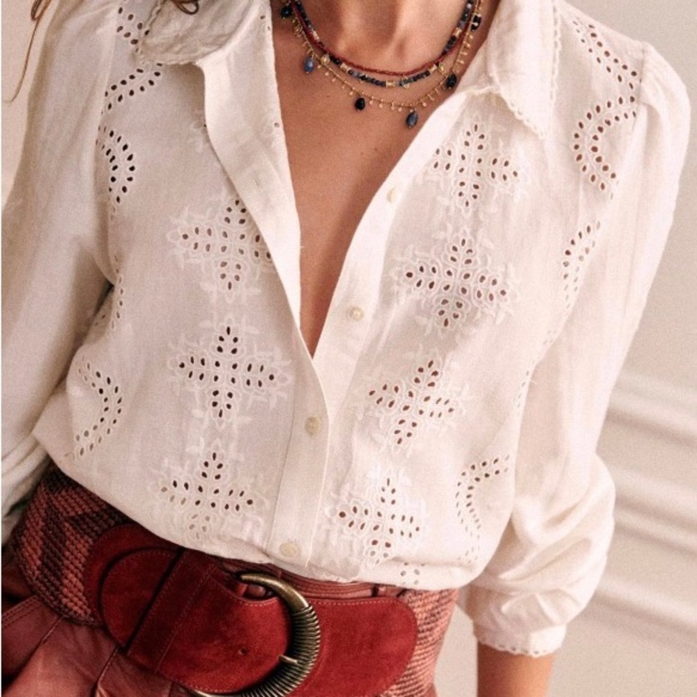 Sézane Ponnie Shirt Size 34 NWOT